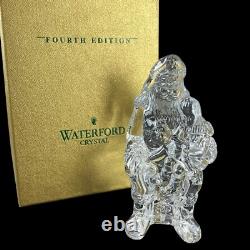 Artist Signed Waterford Santa Christmas 1997 Crystal Figurine with Box COA
