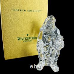 Artist Signed Waterford Santa Christmas 1997 Crystal Figurine with Box COA