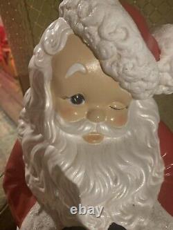 Atalantic Mold Ceramic Hand Painted Santa And Mrs Claus 14