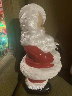 Atalantic Mold Ceramic Hand Painted Santa And Mrs Claus 14