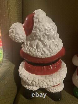 Atalantic Mold Ceramic Hand Painted Santa And Mrs Claus 14