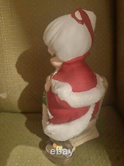 Atalantic Mold Ceramic Hand Painted Santa And Mrs Claus 14