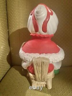 Atalantic Mold Ceramic Hand Painted Santa And Mrs Claus 14