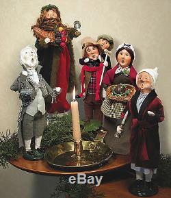 Byers Choice A Christmas Carol Set Of Five Scrooge Bob Cratchit Marley
