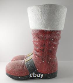 Benjamin Bradley Ebenezer & Co SANTA'S SNOWY BOOTS Life-Size Holiday Sculpture