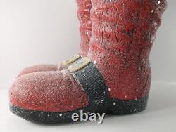 Benjamin Bradley Ebenezer & Co SANTA'S SNOWY BOOTS Life-Size Holiday Sculpture