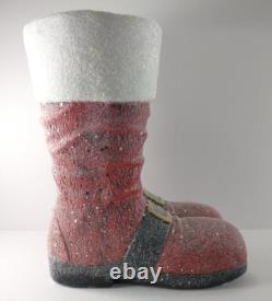 Benjamin Bradley Ebenezer & Co SANTA'S SNOWY BOOTS Life-Size Holiday Sculpture