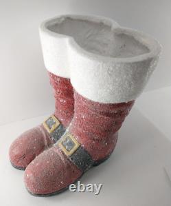 Benjamin Bradley Ebenezer & Co SANTA'S SNOWY BOOTS Life-Size Holiday Sculpture