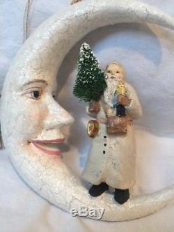 Bethany Lowe Christmas Story Time Belsnickel Santa Man in the Moon Rare