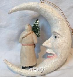 Bethany Lowe Christmas Story Time Belsnickel Santa Man in the Moon Rare