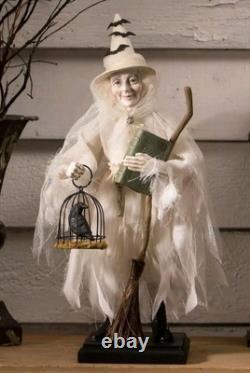 Bethany Lowe Ghostly Witch White Halloween Figurine-16H