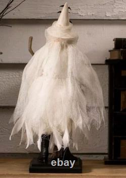 Bethany Lowe Ghostly Witch White Halloween Figurine-16H