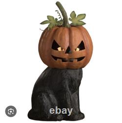 Bethany Lowe Halloween Black Cat Jack O'Lantern TJ1327