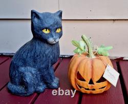 Bethany Lowe Halloween Black Cat Jack O'Lantern TJ1327