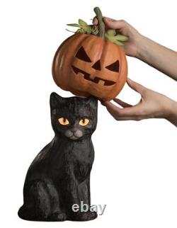 Bethany Lowe Halloween Black Cat Jack O'Lantern TJ1327