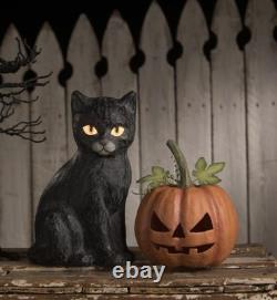 Bethany Lowe Halloween Black Cat Jack O'Lantern TJ1327