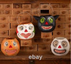 Bethany Lowe Halloween Collection of Candy Buckets-Set of 4