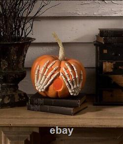 Bethany Lowe Halloween Peek-a-Boo Pumpkin Orange TD3131 Free Shipping
