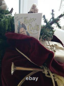 Bethany Lowe Santa with Sleigh Klondike Bergdorf Goodman Exclusive