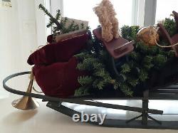 Bethany Lowe Santa with Sleigh Klondike Bergdorf Goodman Exclusive