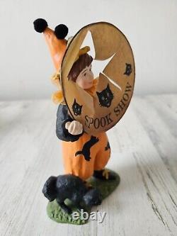 Bethany Lowe spook show cat circus Halloween RARE statue figurine vintage