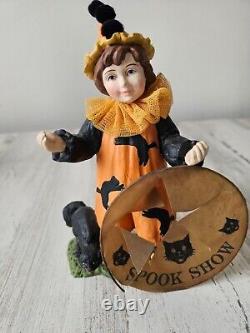 Bethany Lowe spook show cat circus Halloween RARE statue figurine vintage