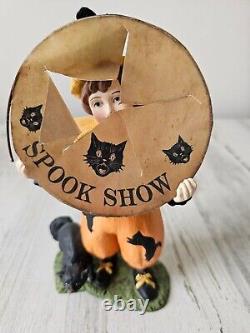 Bethany Lowe spook show cat circus Halloween RARE statue figurine vintage