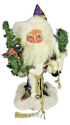 Black Forest Kris Kringle 1994 Santa Figurine 20 Rustic Folk Woodland Santa Cla