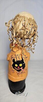 Bobby Head JOL Candy Container Halloween Folk Art