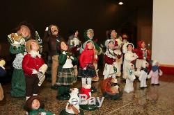 Byers Choice Carolers Large Lot Small and Large Christmas Carolers