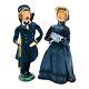 Byers Choice Christmas Carolers Sea Captain & Ocean Trader's Wife 2000