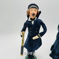 Byers Choice Christmas Carolers Sea Captain & Ocean Trader's Wife 2000