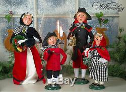Byers Choice Colonial Williamsburg Family Of Four New For Christmas 2018