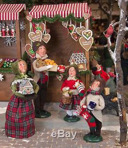 Byers Choice Family Selling Gingerbread Treats Set Of Four Free Shipping