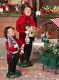 Byers Choice Father & Son Selling Christmas Ornaments Free Shipping