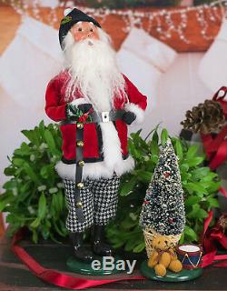 Byers Choice Jingle Bell Santa & Small Tree With Toys Free Shipping