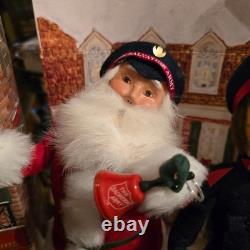 Byers' Choice Salvation Army Carolers Lot of 6 with Instruments & Drums Rare