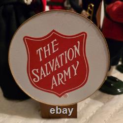 Byers' Choice Salvation Army Carolers Lot of 6 with Instruments & Drums Rare