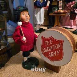 Byers' Choice Salvation Army Carolers Lot of 6 with Instruments & Drums Rare