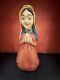 Charles Carrillo Hand Made Folk Art Hard To Find With Labelmother Mary Figure