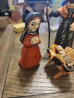 CHARLES M. CARRILLO New Mexico Folk Art Christmas Nativity Midwest Cannon Falls