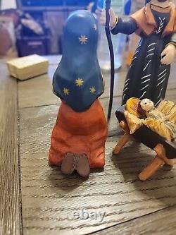 CHARLES M. CARRILLO New Mexico Folk Art Christmas Nativity Midwest Cannon Falls