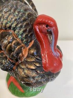 CHRISTOPHER RADKO TURKEY PAPER MACHE LIM. ED. #29 OF 600-Ino Schaller Fam Germany