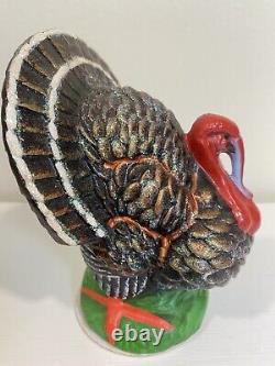 CHRISTOPHER RADKO TURKEY PAPER MACHE LIM. ED. #29 OF 600-Ino Schaller Fam Germany