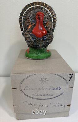 CHRISTOPHER RADKO TURKEY PAPER MACHE LIM. ED. #29 OF 600-Ino Schaller Fam Germany