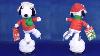 Christmas 2016 Animated Ice Skating Snoopy Christmas Figures Dolls Peanuts Theme Song Full Episode