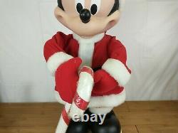 Christmas Disney Mickey AND Minnie Mouse Pair 20 Animated WithBox