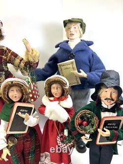 Christmas Doll Lot of 8 Carolers See Notes