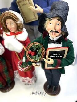 Christmas Doll Lot of 8 Carolers See Notes