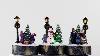 Christmas Figures Set Of 3 Build A Snowman Snowball Fight U0026 Choir Figurines